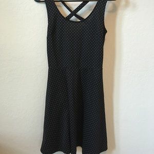 Black & White Polka Dotted Dress